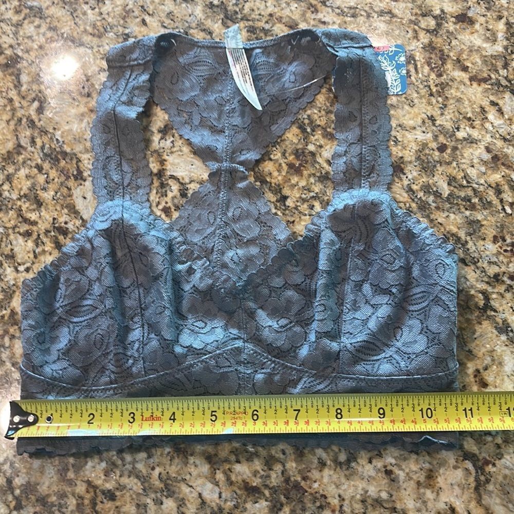 FREE PEOPLE Galloon Lace Racerback BRALETTE XS NEW bra - Picture 5 of 6
